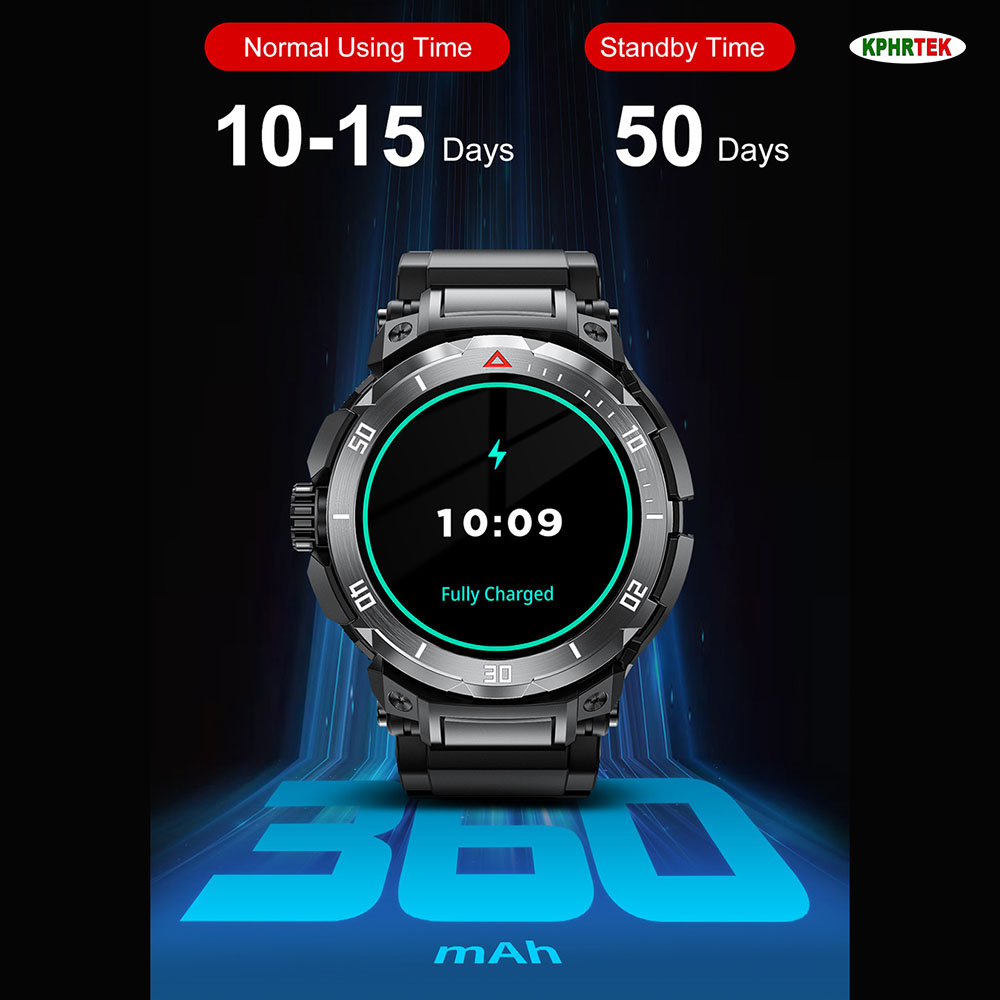 Smartwatch Headset - สมาร์ทวอทช์ 2-in-1 พร้อมหูฟังบลูทูธ TWS, เครื่องติดตามการออกกำลังกายแบบ NFC,