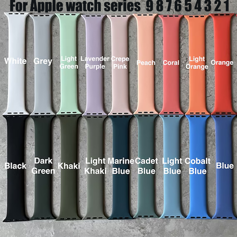 Sport Loop Strap - สายเดี่ยวซิลิโคนสำหรับสายคาด Apple Watch 40มม. 44มม. 45มม.
