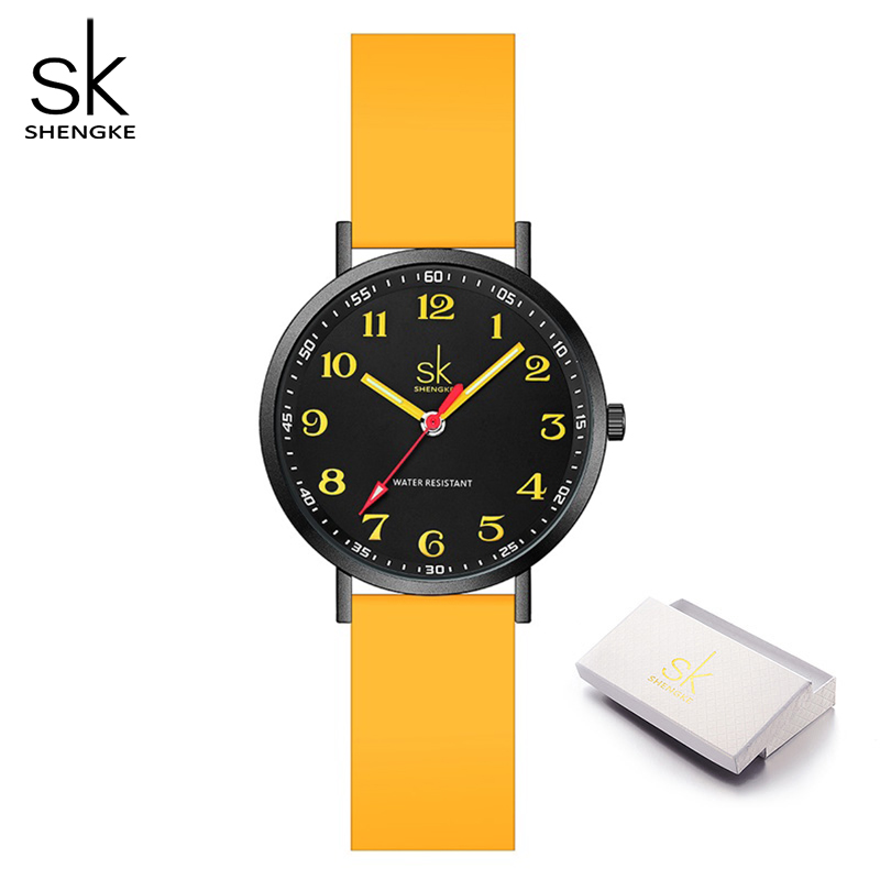 Sport Loop Strap - Shengke นาฬิกาสายซิลิโคนแฟชั่นสำหรับผู้หญิงนาฬิกาใหม่สำหรับผู้หญิงนาฬิกาข้อมือควอตซ์นาฬิกาข้อมือผู้หญิงแท้ relogio feminino