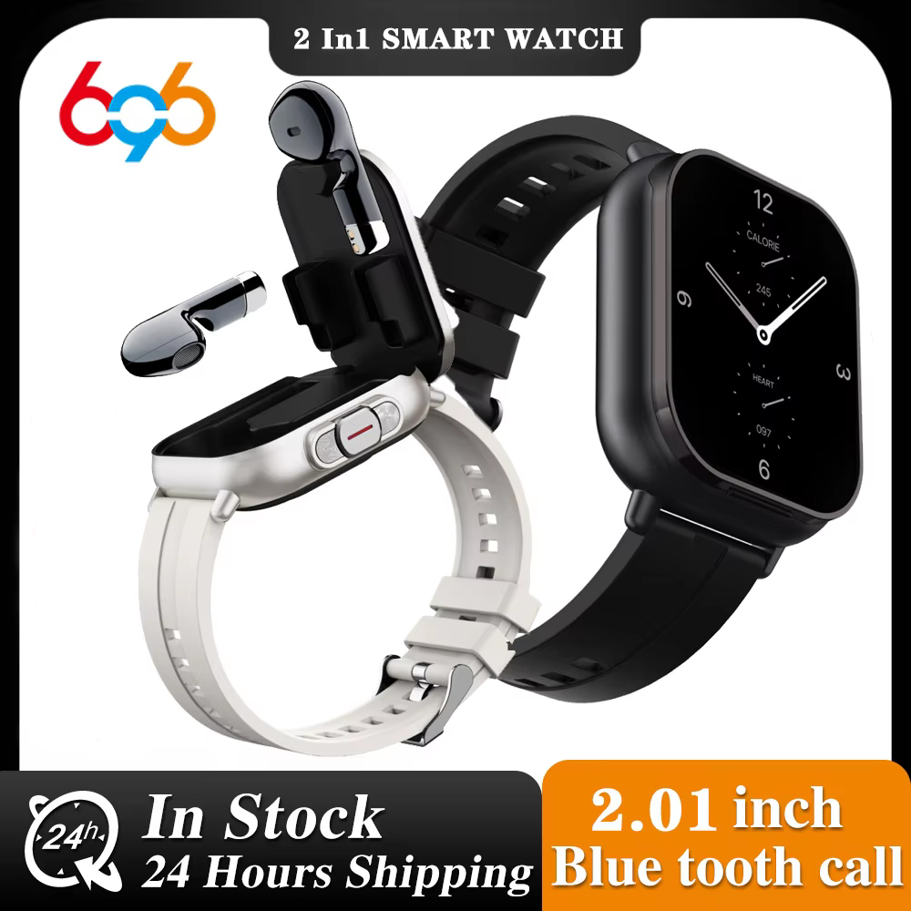Smartwatch Headset - หูฟัง 2 in 1 นาฬิกาอัจฉริยะ รองรับการโทรผ่านบลูทูธ