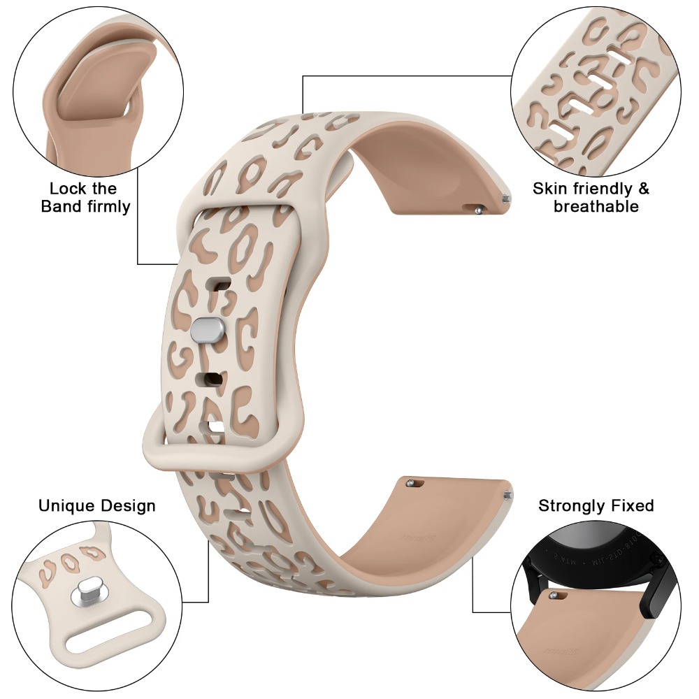 Xiaomi Smartwatch S3 Accessories - ซิลิโคนเสือดาวสําหรับนาฬิกา Xiaomi นาฬิกา S4 S3 S2