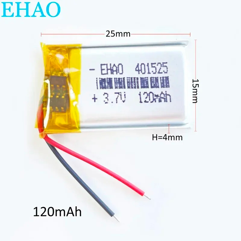 10 ชิ้น 3.7V 120mAh ลิเธียมโพล - Smartwatch Headset บทวิจารณ์และราคา