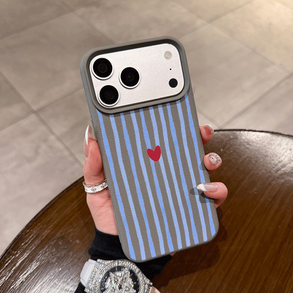 เคสโทรศัพท์ลายหัวใจลายทางแนวตั - Apple Iphone 16 บทวิจารณ์และราคา