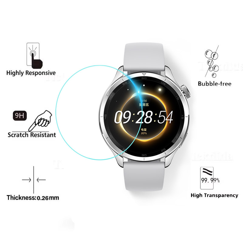 กระจกนิรภัยสำหรับเสี่ยวหมี่ มิ - Xiaomi Smartwatch S3 Accessories บทวิจารณ์และราคา
