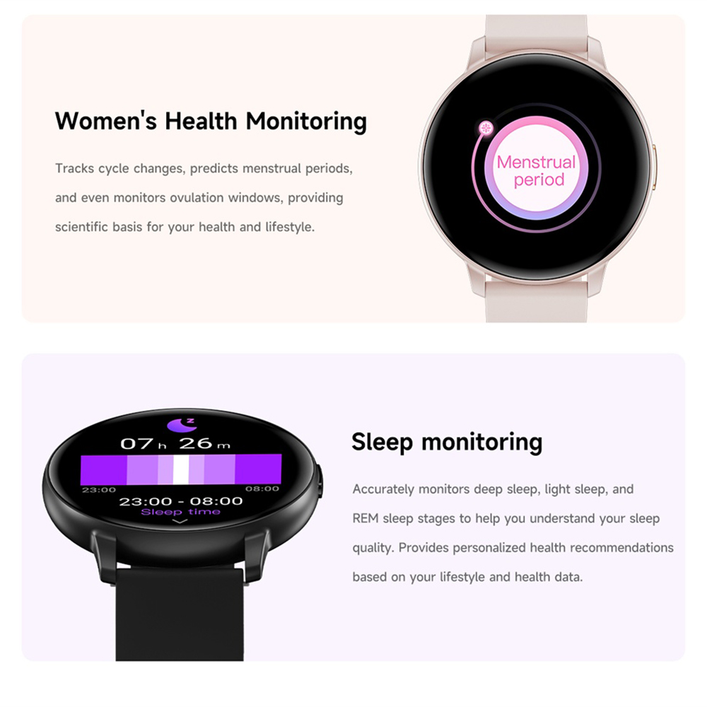 BT โทร สมาร์ทวอทช์ ผู้หญิง กีฬ - Smartwatch Custom บทวิจารณ์และราคา