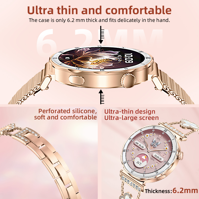LIGE สมาร์ทวอทช์สำหรับผู้หญิงร - Smartwatch Custom บทวิจารณ์และราคา