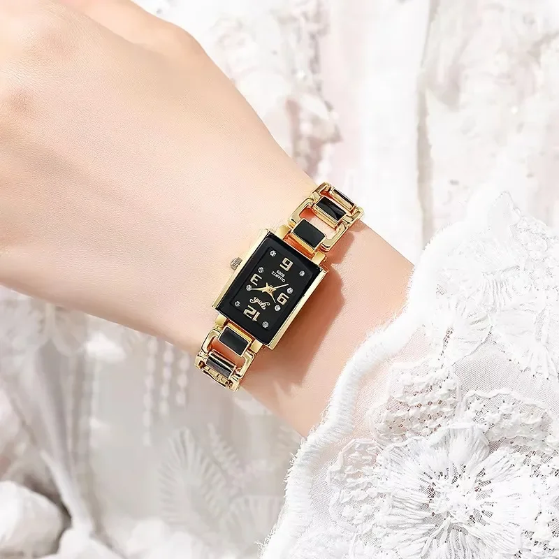 นาฬิกาแฟชั่นสำหรับผู้หญิงรุ่นห - Ceramic Link Bracelet บทวิจารณ์และราคา