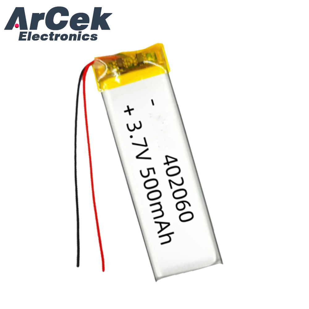 5PCS 3.7V 500mAh 402060 Lipo แ - Smartwatch Headset บทวิจารณ์และราคา