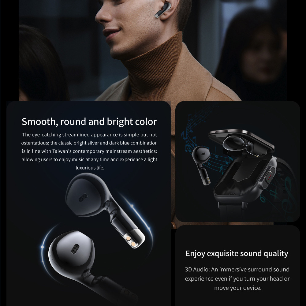 BT Call หูฟังบลูทูธนาฬิกา 2.01 - Smartwatch Headset บทวิจารณ์และราคา