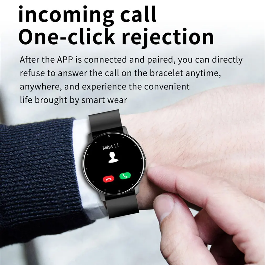 สมาร์ทนาฬิกาผู้ชายบลูทูธโทร 24 - Smartwatch Faces บทวิจารณ์และราคา