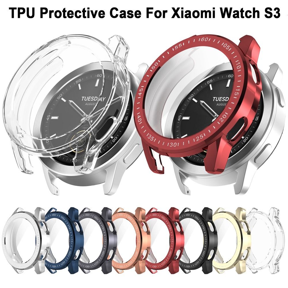 เคส TPU แบบเต็มตัว พร้อมฟิล์มก - Xiaomi Smartwatch S3 Accessories บทวิจารณ์และราคา
