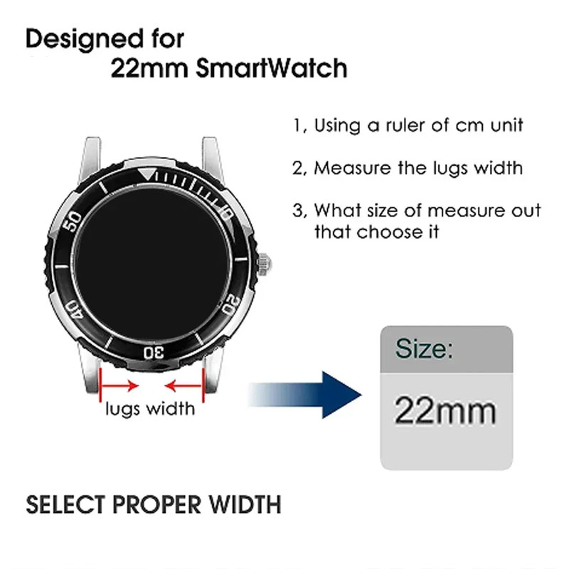 สายนาฬิกาโอเชียนขนาด 22 มม. สำ - Smartwatch X2 บทวิจารณ์และราคา