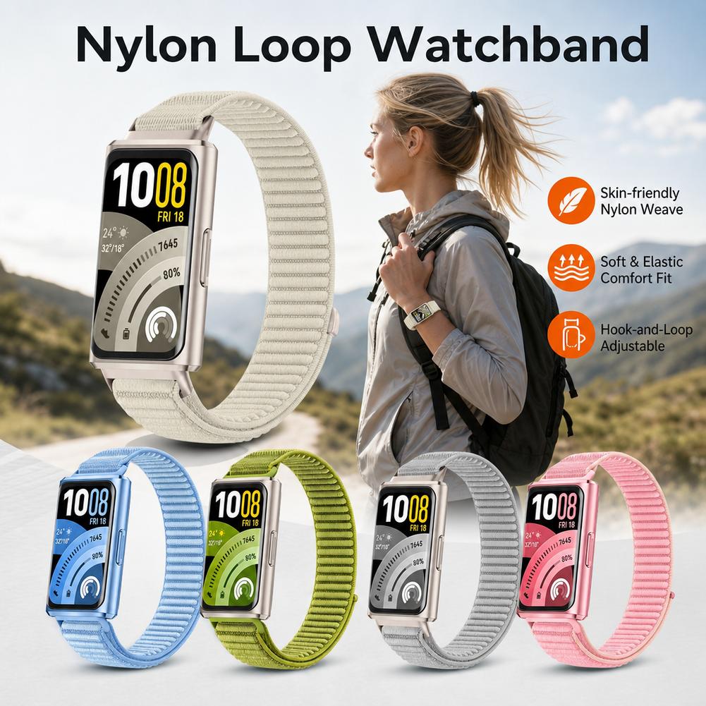 สายนาฬิกาสำหรับ Huawei Band 11 - Sport Loop Strap บทวิจารณ์และราคา