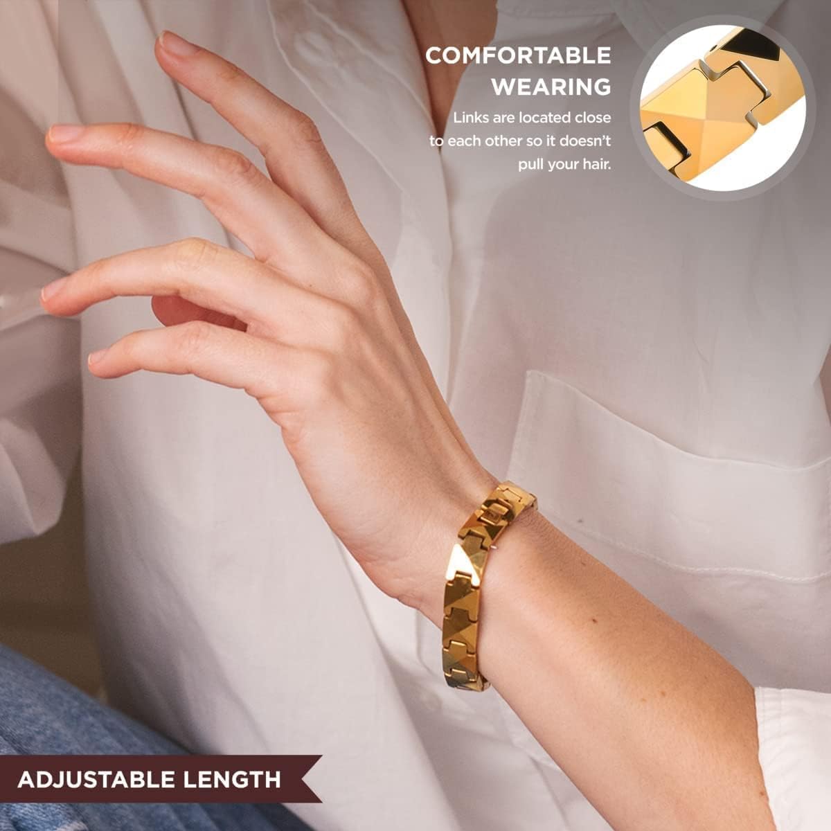 ARADOO พรีเมี่ยมสร้อยข้อมือเซร - Ceramic Link Bracelet บทวิจารณ์และราคา