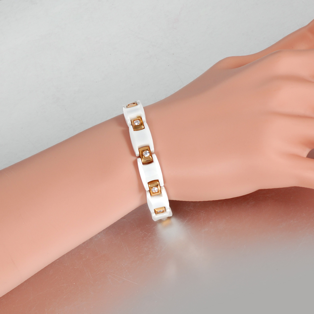 Vinterly ผู้หญิงสร้อยข้อมือเซร - Ceramic Link Bracelet บทวิจารณ์และราคา