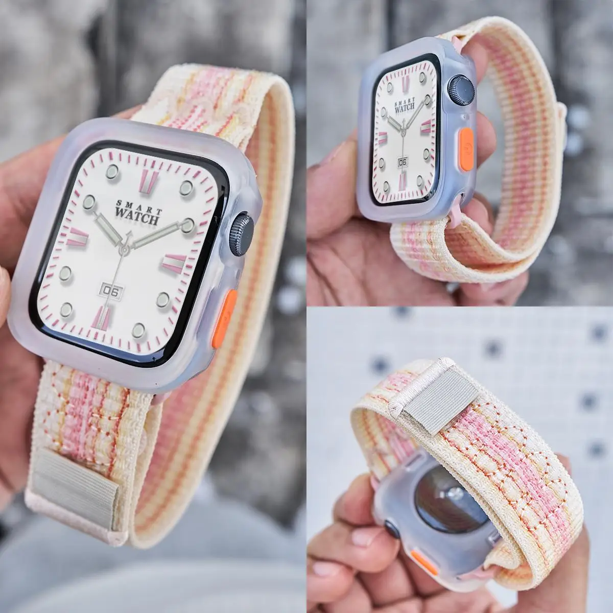 สายนาฬิกาไนลอนสำหรับ Apple Wat - Sport Loop Strap บทวิจารณ์และราคา