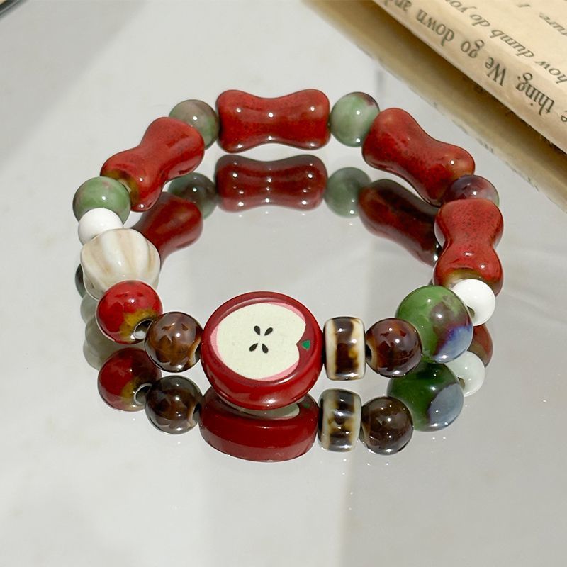 สร้อยข้อมือลูกปัดเซรามิคสไตล์ย - Ceramic Link Bracelet บทวิจารณ์และราคา
