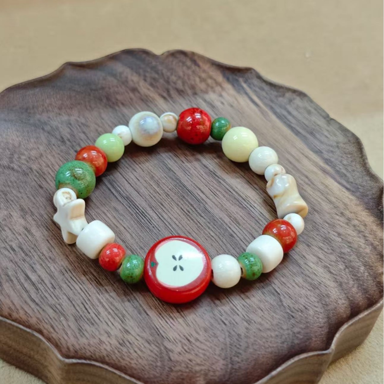สร้อยข้อมือลูกปัดเซรามิคสไตล์ย - Ceramic Link Bracelet บทวิจารณ์และราคา