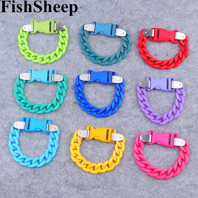 FishSheep2021แนวโน้มอะคริลิค L - Ceramic Link Bracelet บทวิจารณ์และราคา