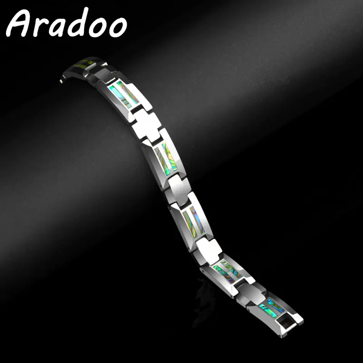กำไลเหล็กทังสเตนเปลือกหอยเป๋าฮ - Ceramic Link Bracelet บทวิจารณ์และราคา
