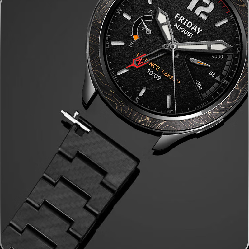 คาร์บอนไฟเบอร์สําหรับ Xiao mi  - Xiaomi Smartwatch S3 Accessories บทวิจารณ์และราคา