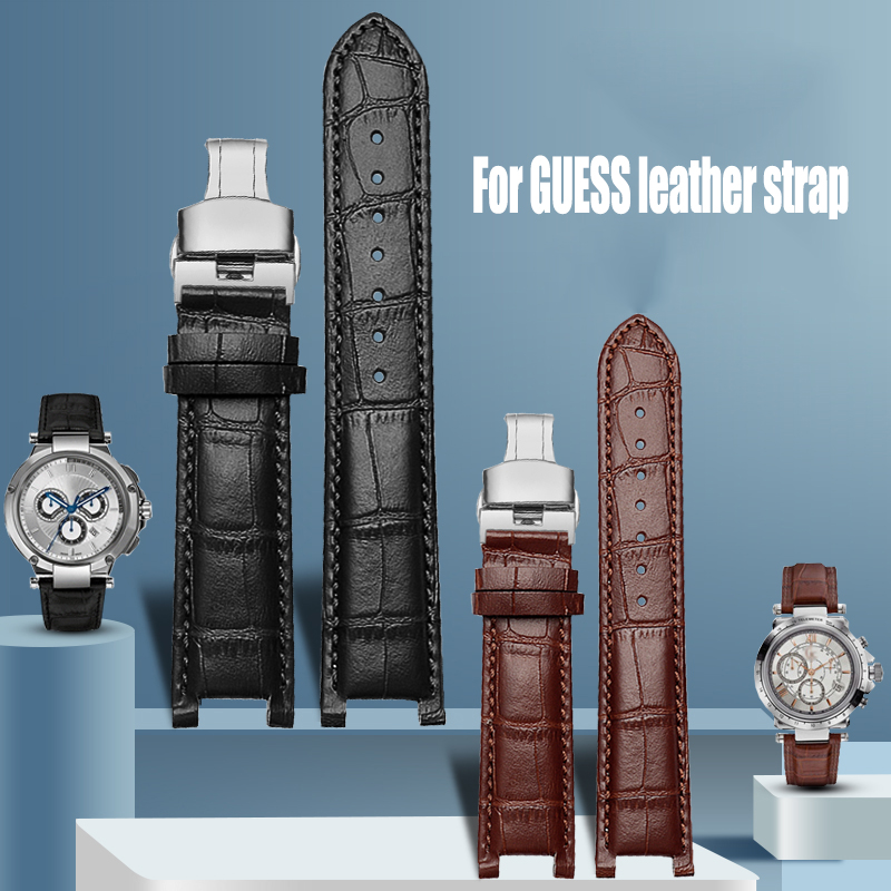 Notched Watchband จระเข้ Cowhi - Smartwatch Guess บทวิจารณ์และราคา