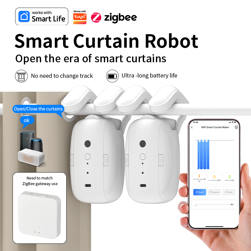 มอเตอร์ม่านอัตโนมัติ Zigbee  ต - Smart Accessories บทวิจารณ์และราคา