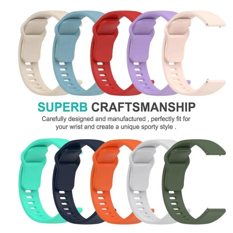 สายรัดข้อมือซิลิโคนขนาด 22 มม. - Xiaomi Smartwatch S3 Accessories บทวิจารณ์และราคา