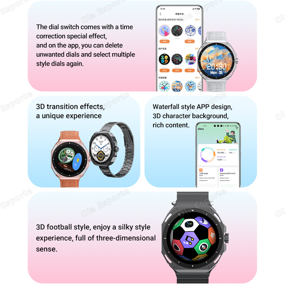 สมาร์ทวอทช์ BT โทร GPS กีฬาติด - Smartwatch Custom บทวิจารณ์และราคา